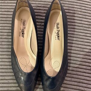Hush Puppies Vintage Women's Navy Blue Flats